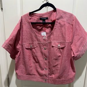 NWT Ashley Stewart Red Jacket